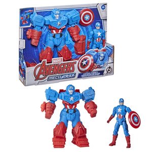 Hasbro avengers mech strike figurka deluxe 15cm captain america