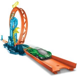 Mattel hot wheels track builder souprava smyčkových odpalovačů, glc90