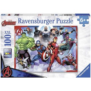 Ravensburger 10808 puzzle disney: marvel avengers 100 dílků xxl