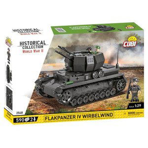 Cobi 2548 world war ii samohybný protiletadlový kanon flakpanzer iv wirbelwind