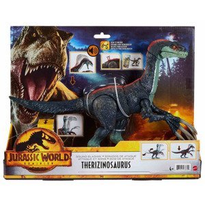 Mattel jurský svět: nadvláda, řvoucí therizinosaurus 38 cm