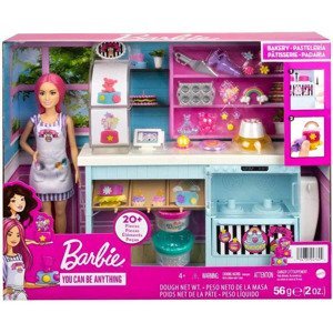 Mattel barbie herní set pekárna, hgb73