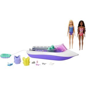 Mattel barbie® člun s 2 panenkami, hhg60
