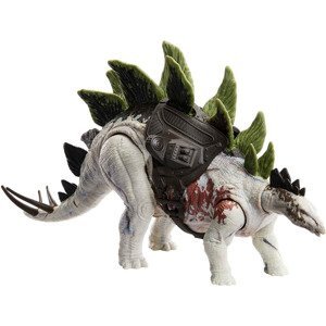 Mattel jurský svět nadvláda obrovský útočící stegosaurus, hlp24