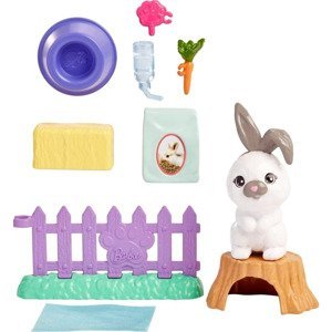 Mattel barbie domácí mazlíček králíček, hkd84