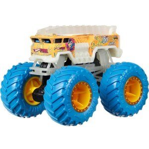 Hot wheels® monster trucks svítící ve tmě 5 alarm, mattel hcb53