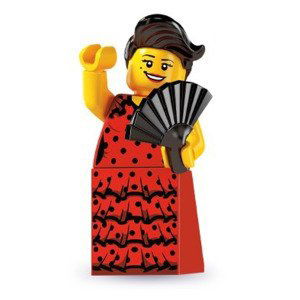 Lego® 8827 minifigurka flamengo tanečnice