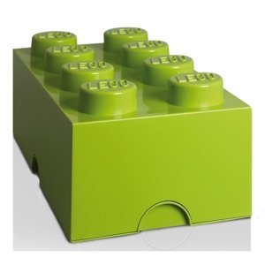 Lego® úložný box 250x502x181 světle zelený
