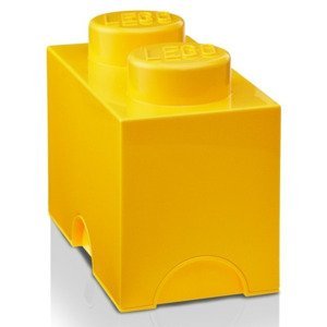 Lego® úložný box 125x252x181 žlutý