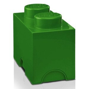 Lego® úložný box 125x252x181 tmavě zelený