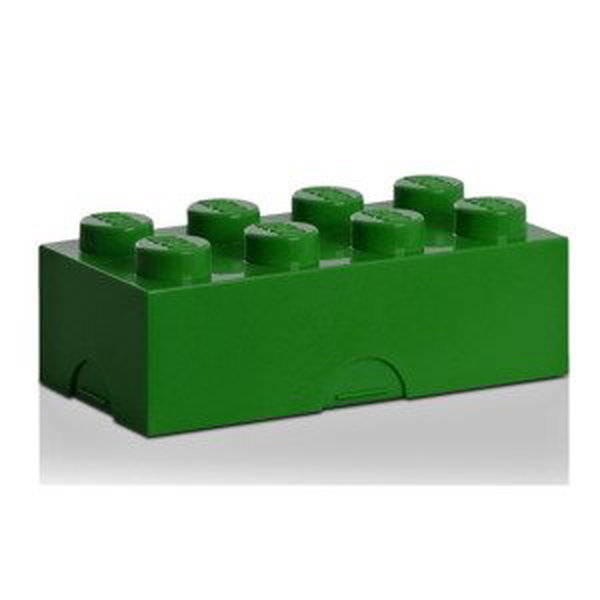 Lego® svačinový box tmavě zelený