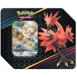 Pokémon tcg: swsh12.5 crown zenith premium art tin galarian zapdos