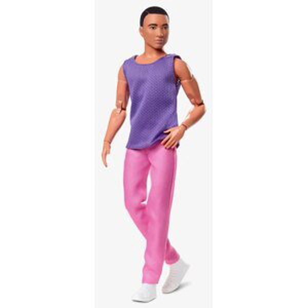 Mattel barbie® signature looks ken ve fialovém tričku, hjw84