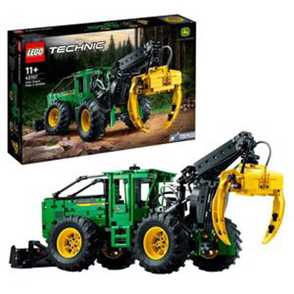 Lego® technic 42157 lesní traktor john deere 948l-ii