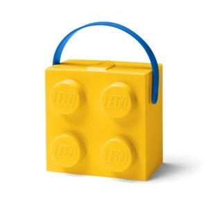 Lego® svačinový box s rukojetí žlutý