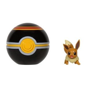 Pokémon poké ball clip 'n' go eevee + luxury ball