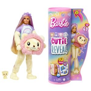 Mattel barbie cutie reveal pastelová edice lev, hkr06