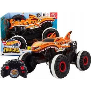 Mattel hot wheels r/c monster truck 1:15 tygří žralok, hgv87