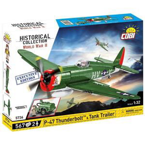 Cobi 5736 stíhací letoun p-47 thunderbolt