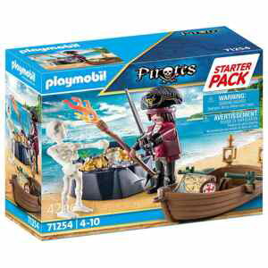 Playmobil 71254 starter pack pirát s člunem