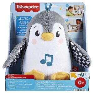 Mattel fisher price mávající a houpající se tučňák se zvuky, hnc10