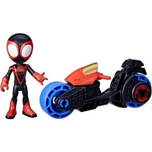 Hasbro spiderman spidey and his amazing friends motorka a miles morales: spiderman