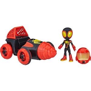Hasbro spiderman spidey and his amazing friends miles a drill spinner