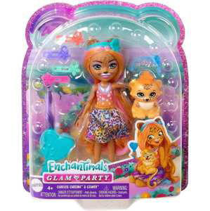 Mattel enchantimals deluxe panenka charisse gepardová, hnv30