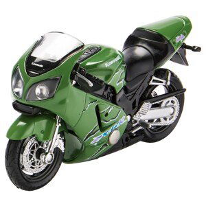 Kovový model motorky 2001 kawasaki ninja zx-12r 1:18