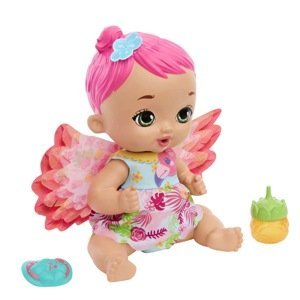 Mattel my garden baby™ miminko plameňák s růžovými vlásky hpd12