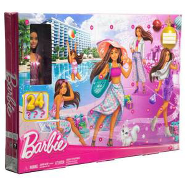 Mattel barbie módní adventní kalendář 2023 hkb09
