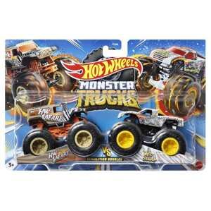 Mattel hot wheels® monster trucks demoliční duo hw safari vs. wild streak, hnx26