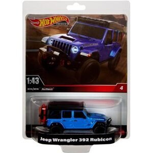 Mattel hot wheels prémiové auto 1:43 jeep wrangler 392 rubicon, hmd46