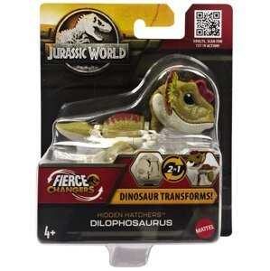 Mattel jurský svět dinosauří transformující se vajíčko dilophosaurus, hlp04
