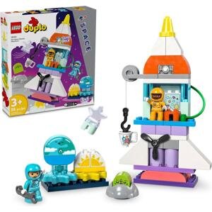Lego® duplo® 10422 vesmírné dobrodružství s raketoplánem 3 v 1