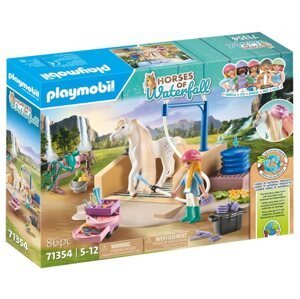 Playmobil 71354 isabella & lioness mycí box