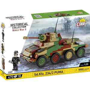 Cobi 2287 německé pancéřové vozidlo sd.kfz. 234/2 puma 1:35