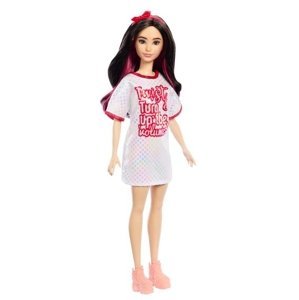Barbie® modelka 214 s černými vlasy twist 'n turn look, mattel hrh12