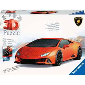 Ravensburger 11571 puzzle 3d lamborghini huracan evo oranžové 156 dílků