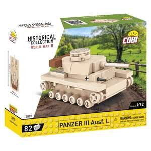 Cobi 3090 německý tank panzer iii ausf. l, 1:72