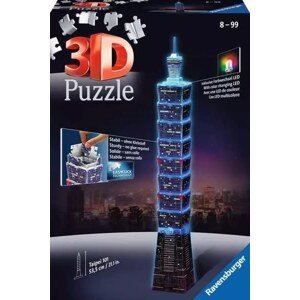 Ravensburger 11149 puzzle 3d taipei noční edice, 216 dílků