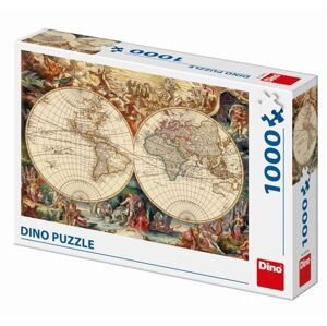 Dino puzzle historická mapa 1000 dílků