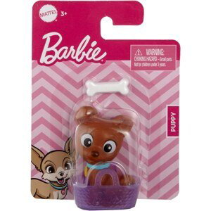 Mattel barbie® domácí mazlíček v košíčku pejsek, gww23