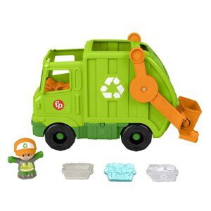 Mattel fisher price little people recyklační vůz se zvuky, hjn47