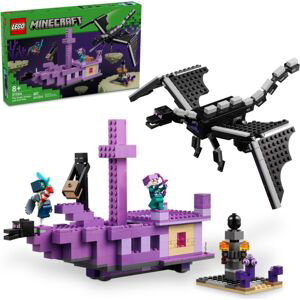 Lego® minecraft® 21264 drak z enderu a loď z endu