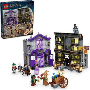 Lego® harry potter 76439 ollivanderův obchod a obchod madame malkinové