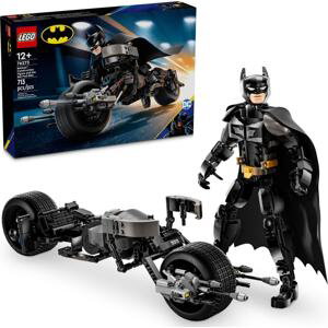 Lego® dc 76273 sestavitelná figurka: batman™ a motorka bat-pod