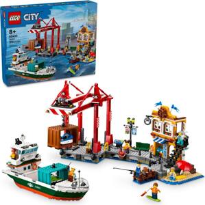 Lego® city 60422 přístav s nákladní lodí