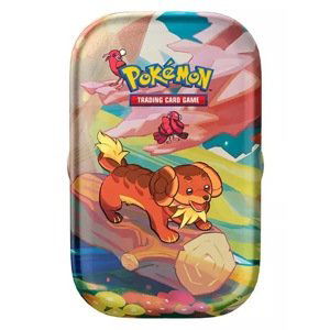 Pokémon tcg: vibrant paldea mini tin - dachsbun a oricorio