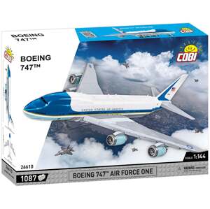 Cobi 26610 dopravní letadlo amerických prezidentů boeing 747 air force one 1:144